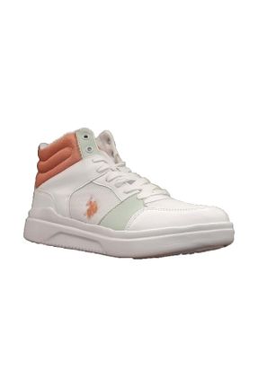 کفش اسنیکر سفید زنانه بند دار U.S. Polo Assn. - کد 687830730