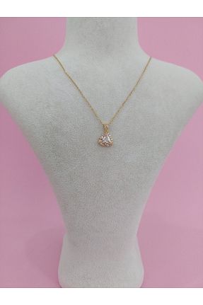 گردنبند استیل ( فولاد ) طلائی زنانه استیل (فولاد) burçin - کد 687544035