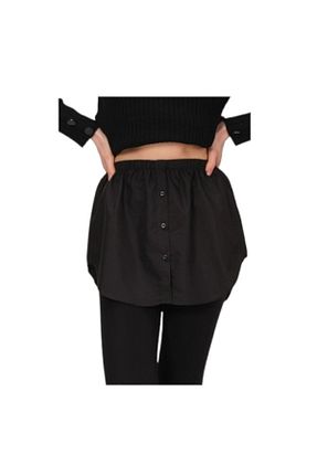 دامن مشکی زنانه پنبه ای zem moda - کد 688489536