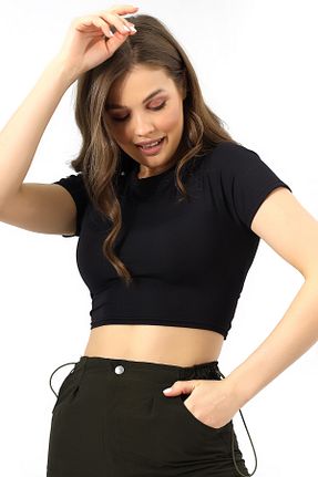 نیم تنه اسپرت مشکی زنانه مخلوط پلی استر Winmoda34 - کد 687832686