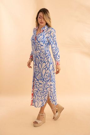 لباس آبی زنانه بافتنی Bonitas Beachwear - کد 688241348