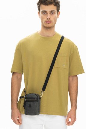 کیف دوشی مشکی مردانه United Colors of Benetton - کد 688631506