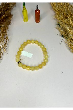 دستبند جواهر زرد زنانه سنگ طبیعی gattstone - کد 688744392