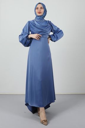 لباس آبی زنانه رگولار بافتنی کد 687830630