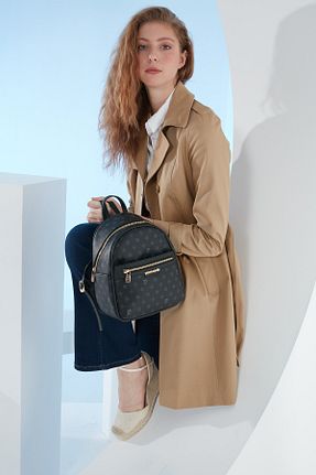 کوله پشتی مشکی زنانه سایز متوسط Pierre Cardin - کد 658968776