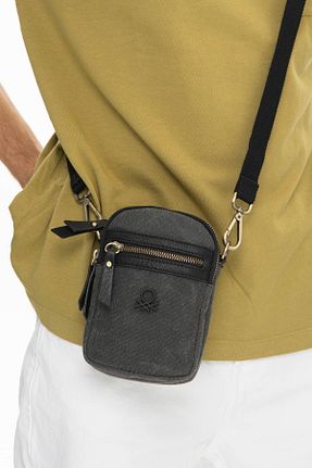کیف دوشی مشکی مردانه United Colors of Benetton - کد 688631506