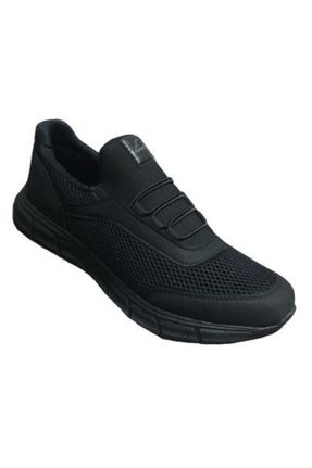 کفش کژوال مشکی مردانه پارچه نساجی پاشنه کوتاه ( 4 - 1 cm ) پاشنه ساده کد 688864723