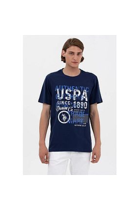 تیشرت سرمه ای مردانه یقه دوچرخه U.S. Polo Assn. - کد 689239295