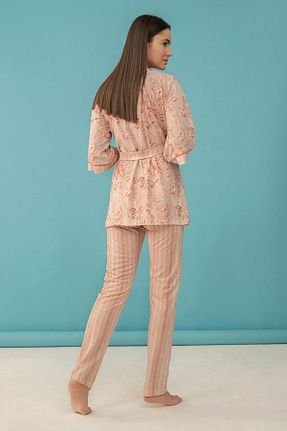 ست لباس راحتی نارنجی زنانه ساده Feyza - کد 81164039