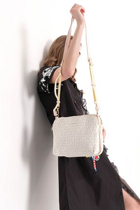 کیف دوشی صورتی زنانه چرم مصنوعی Just Polo - کد 90634343