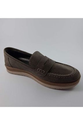کفش کژوال طوسی زنانه چرم خالص Alemara - کد 90731884