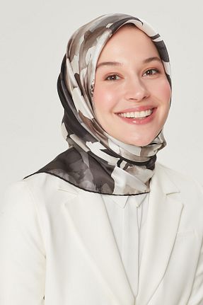 روسری قهوه ای İpek Tivil Armine - کد 91008350