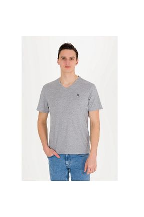 تیشرت طوسی مردانه رگولار U.S. Polo Assn. - کد 689240110