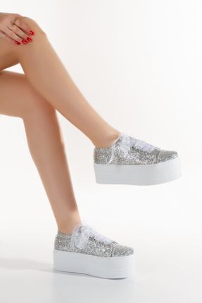 کفش مجلسی زنانه پاشنه پر پاشنه متوسط ( 5 - 9 cm ) پارچه نساجی کد 689585468