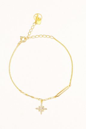 دستبند نقره طلائی زنانه 925 عیار Marie Claire - کد 690948284