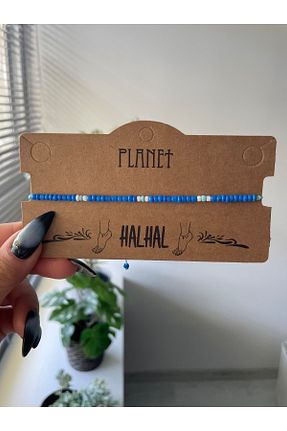 خلخال جواهر آبی زنانه نخ Genel Markalar - کد 691028438