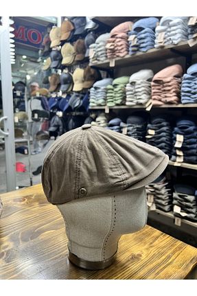 کلاه قهوه ای مردانه پنبه ای Melik şapka - کد 88924823