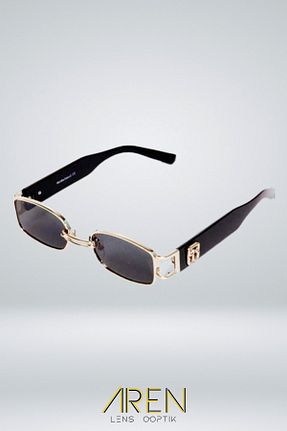 عینک آفتابی طلائی زنانه UV400 Aren - کد 691096522