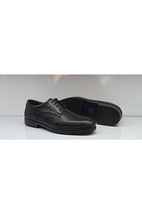 کفش کلاسیک مشکی مردانه چرم خالص KOMCERO - کد 215511545