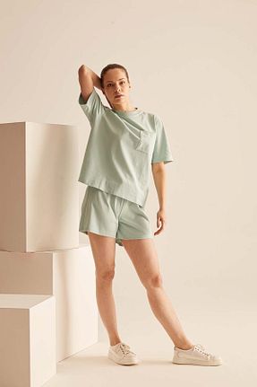 تیشرت سبز زنانه رگولار Hays - کد 690577087