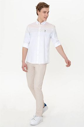 شلوار طوسی مردانه پنبه ای U.S. Polo Assn. - کد 690803472