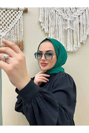 شال سبز زنانه پنبه ای useev - کد 691130004
