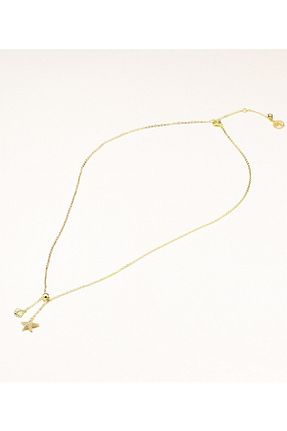 گردنبند نقره طلائی زنانه 925 عیار Marie Claire - کد 691247078