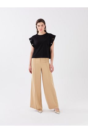 شلوار بژ زنانه ویسکون LC Waikiki - کد 690935977