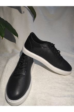 کفش کلاسیک مشکی مردانه چرم مصنوعی پاشنه کوتاه ( 4 - 1 cm ) پاشنه ساده کد 690250367