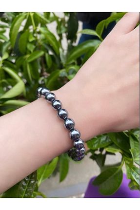 دستبند جواهر متالیک زنانه سنگ طبیعی Asya Gems - کد 690726154
