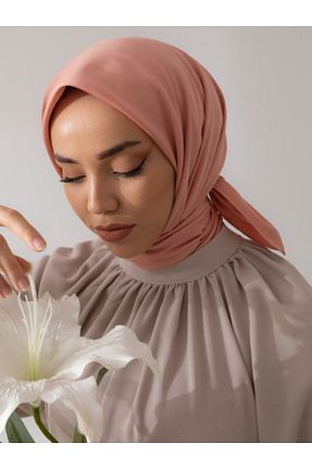 روسری صورتی پلی استر Silk Home - کد 690771294