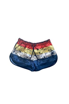 شلوارک ساحلی سفید مردانه بافتنی turcobear - کد 318216092