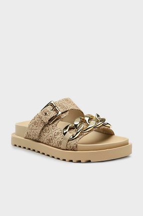دمپائی بژ زنانه پلی استر Guess - کد 691072896