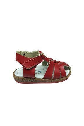 کفش پیاده روی قرمز بچه گانه چرم اصل OrtopedikAL - کد 689277397