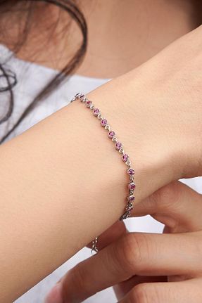 دستبند نقره زنانه 925 عیار Tmt Silver - کد 692039710
