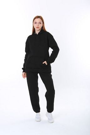 شلوار کرمگن مشکی زنانه رگولار BasicStore - کد 692371891