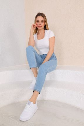 کفش پیاده روی سفید زنانه چرم مصنوعی BayBayCo - کد 691722102