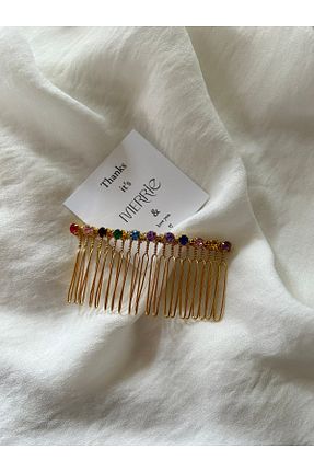 گیره سر طلائی زنانه Pearly Handmade - کد 681191192