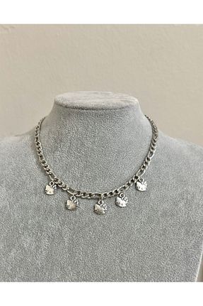 گردنبند جواهر زنانه آهن sleyshop - کد 692396615