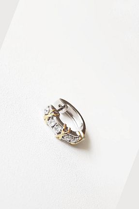 گوشواره نقره رنگی زنانه 925 عیار MorMajor Silver - کد 692789923