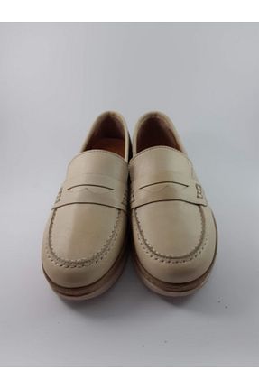 کفش کژوال بژ زنانه چرم خالص Alemara - کد 90589522