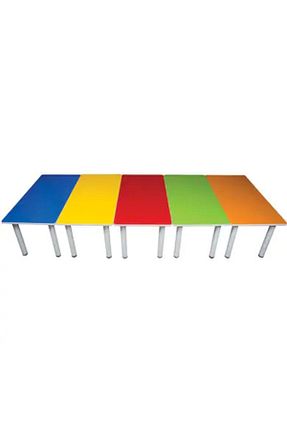 میز تحریر آبی 120 cm Laylay - کد 90888723