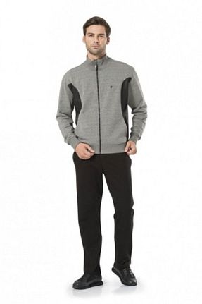 ست کرمکن اسپرت طوسی مردانه پنبه ای Pierre Cardin - کد 95416760