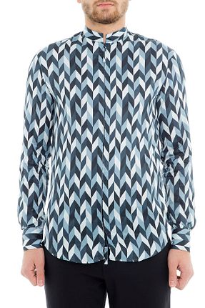 پیراهن آبی مردانه Emporio Armani - کد 5784819