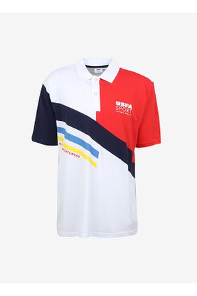 تیشرت قرمز مردانه یقه پولو U.S. Polo Assn. - کد 694417484