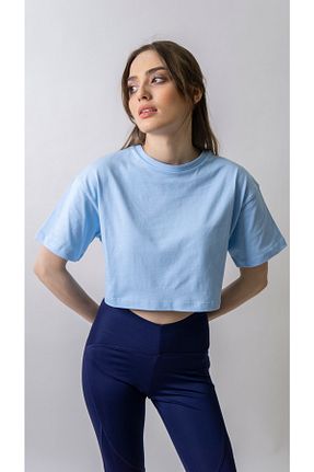 تیشرت آبی زنانه Relaxed alesaa - کد 694951527