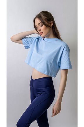 تیشرت آبی زنانه Relaxed alesaa - کد 694951527