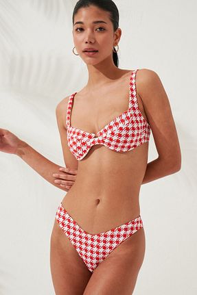 بالاتنه بیکینی قرمز زنانه ساده Beach&Beyond - کد 694978681