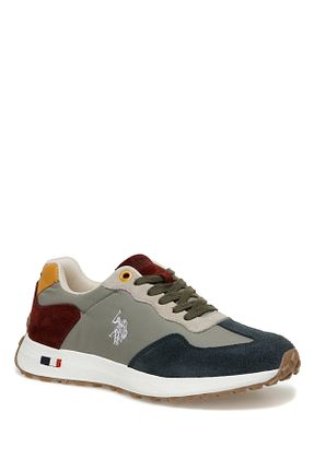 کفش اسنیکر سبز مردانه بند دار U.S. Polo Assn. - کد 695740619