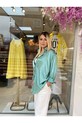 شلوار سفید زنانه پارچه BYFULYAGUN - کد 695749037